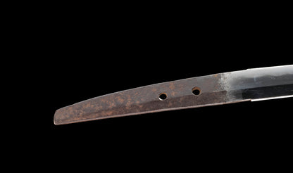 Antique Japanese Katana Sword with Gold Shishi Menuki and Iron Tsuba, Attributed to Sue-Seki — NBTHK Hozon