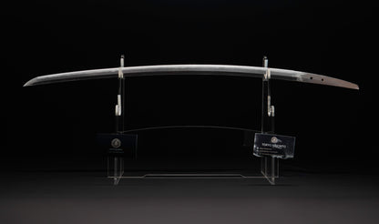 Antique Japanese Katana Sword with Gold Shishi Menuki and Iron Tsuba, Attributed to Sue-Seki — NBTHK Hozon