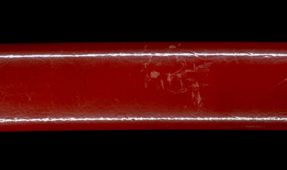 Antique Japanese Katana Sword signed Tsunahiro with Gold Dragon Menuki, Russet Lacquer Saya - NBTHK Hozon