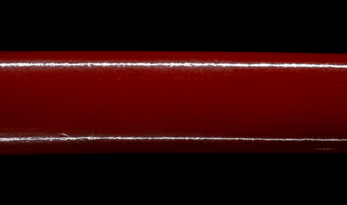 Antique Japanese Katana Sword signed Tsunahiro with Gold Dragon Menuki, Russet Lacquer Saya - NBTHK Hozon
