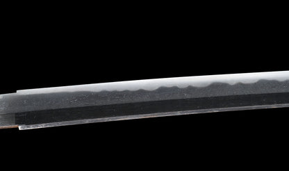 Antique Japanese Katana Sword signed Tsunahiro with Gold Dragon Menuki, Russet Lacquer Saya - NBTHK Hozon