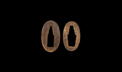 Katana antique japonais par Tanba-no-kami Terukado avec saya à laque dorée, tsuba en fer mokkō et hamon notare - NBTHK Hozon