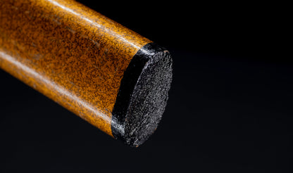 Katana antique japonais par Tanba-no-kami Terukado avec saya à laque dorée, tsuba en fer mokkō et hamon notare - NBTHK Hozon