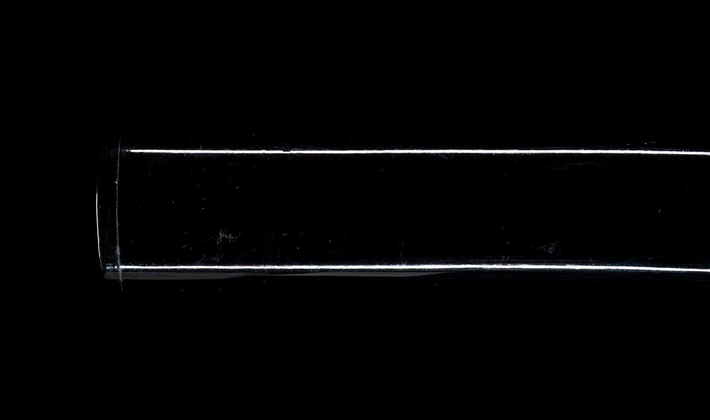 Katana japonais antique, signé Jumyo à lame ubu avec koshirae noir roiro - NBTHK Hozon