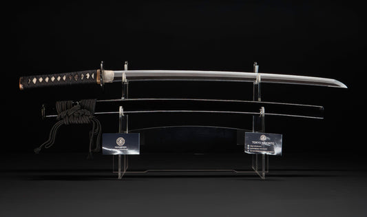 Antique Japanese Katana Sword, Ubu Signed Jumyo and Black Roiro Koshirae - NBTHK Hozon