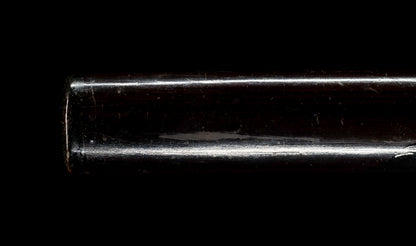 Antiguo katana japonés con hamon gunome, tsuba de hierro namban y menuki karashishi dorados atribuido a Taira Takada - NBTHK Hozon
