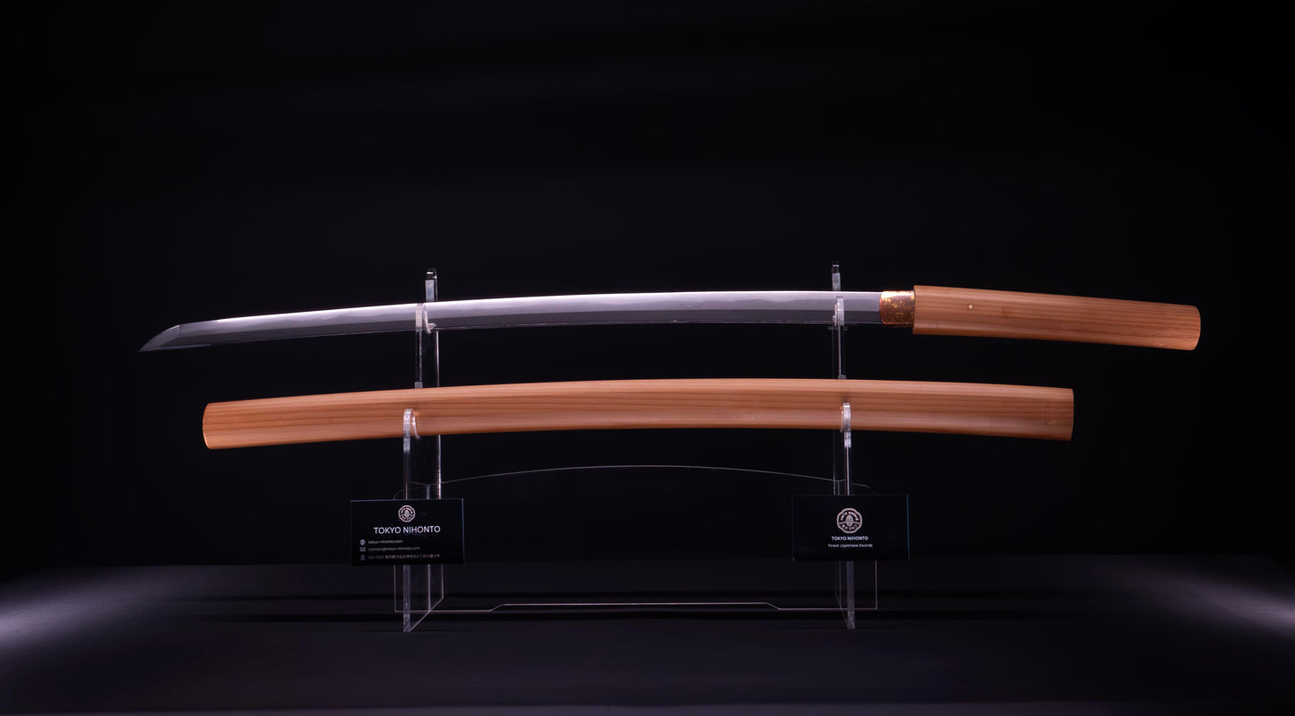 Antique Japanese Sword Katana by Takasaki Morishige (Hozon)