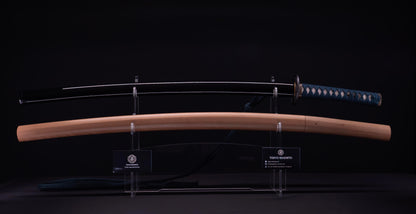Antique Japanese Katana Sword with Sea Inspired Koshirae