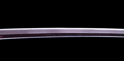 Épée Katana japonaise antique avec rainure laquée rouge 