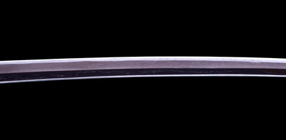 Épée Katana japonaise antique avec rainure laquée rouge 
