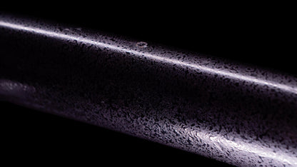 Épée Katana japonaise antique avec rainure laquée rouge 