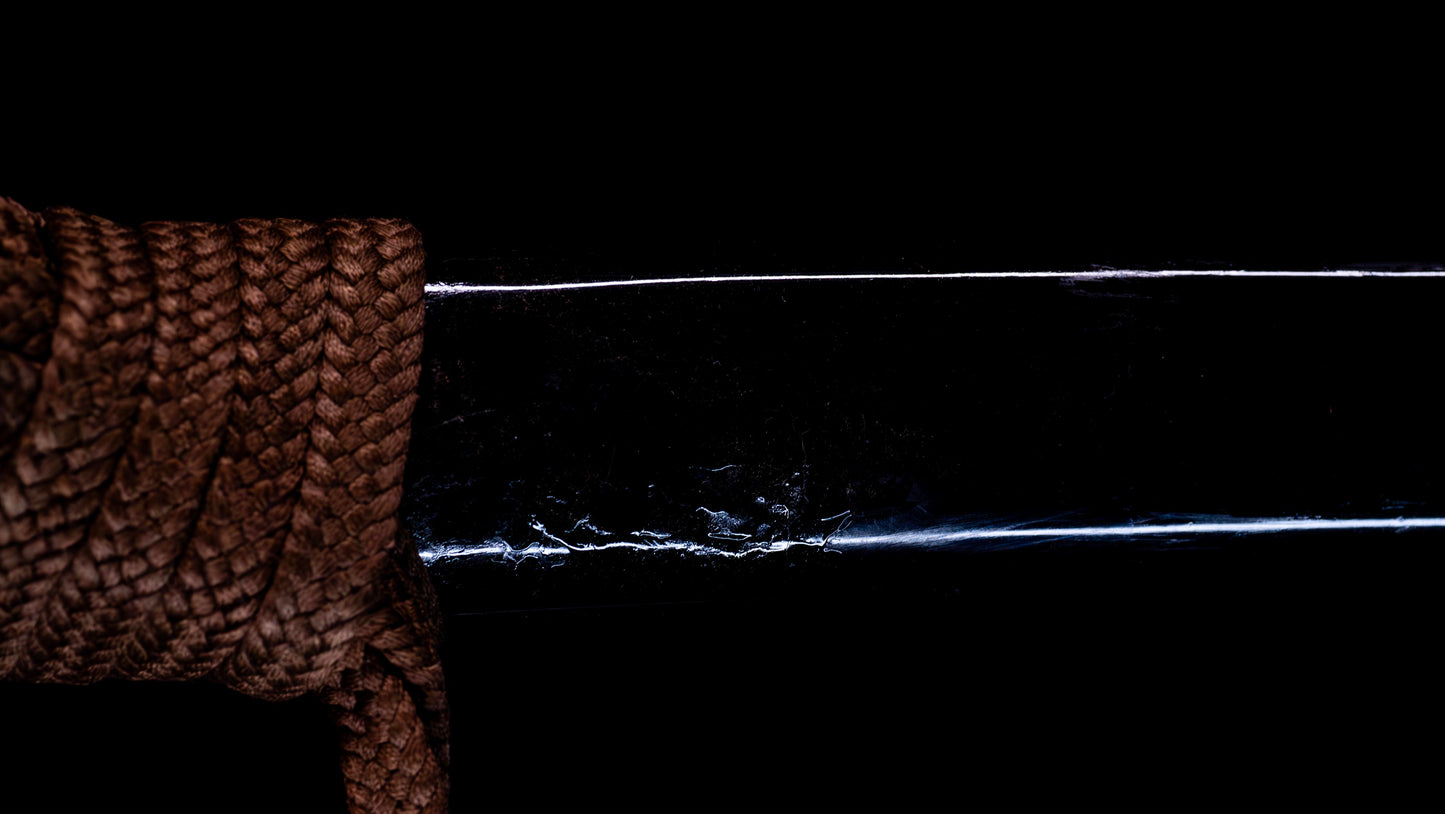 Épée Katana japonaise antique signée ōshū Takata ju Fujiwara Yoshiyuki - Hozon 
