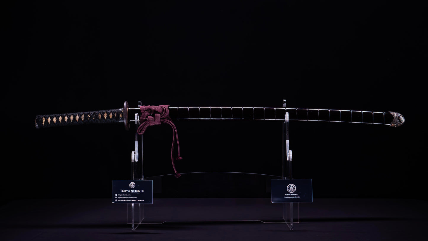 Antique Japanese Katana Sword Inro Kizami Saya, Edo Period