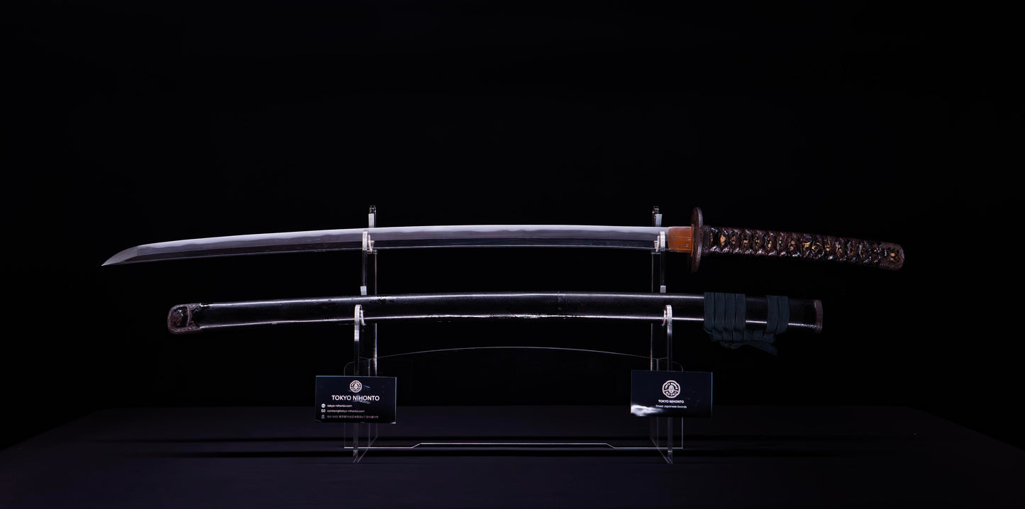 Antique Japanese Katana Sword by Takada Munekage - Late Muromachi - Double HOZON