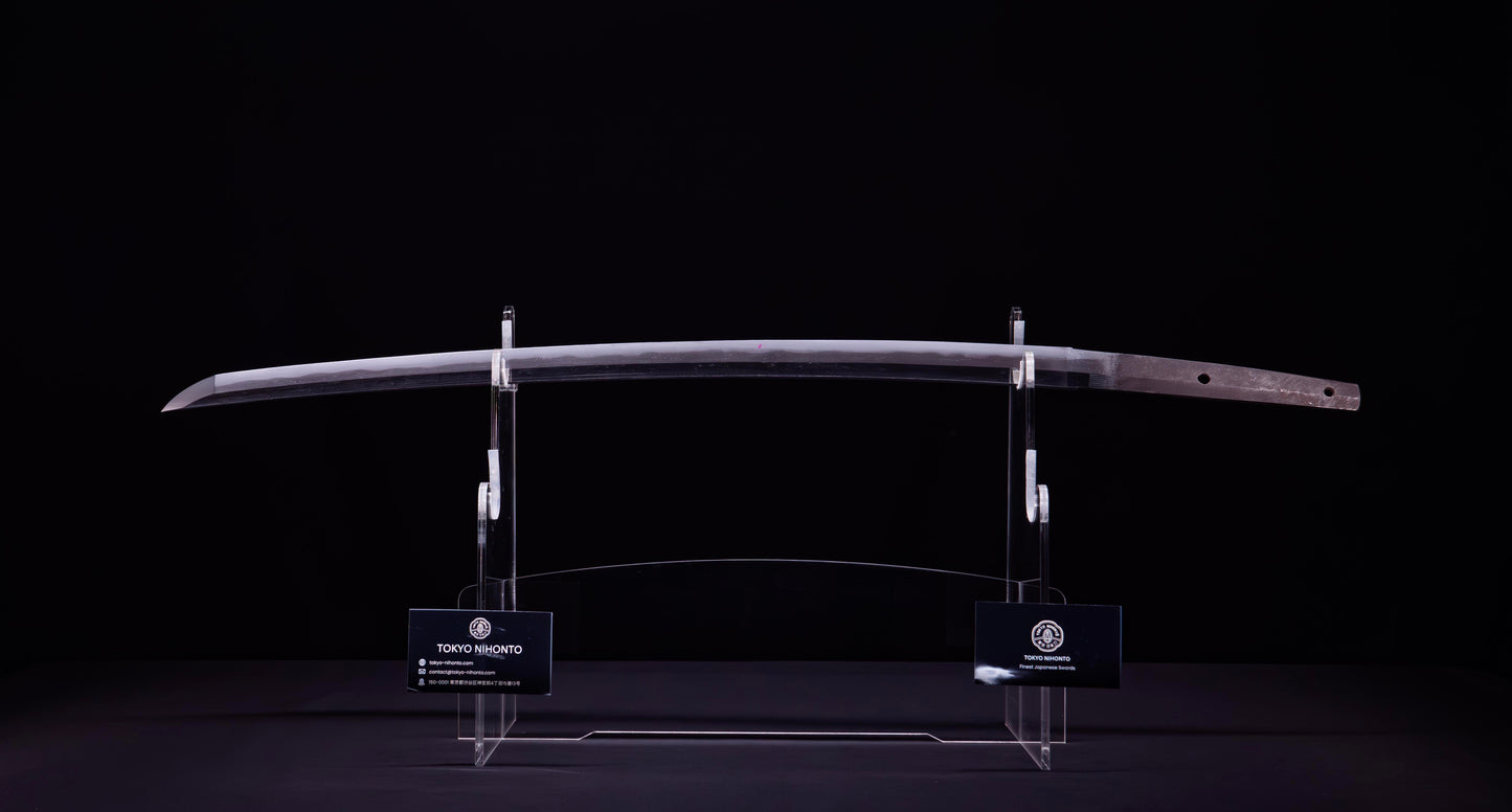 Antique Japanese Katana Rounded Kakugata Tsuba - Late Muromachi