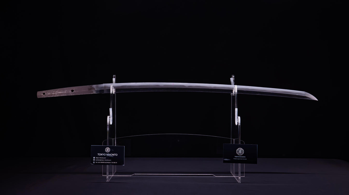 Antique Japanese Katana Rounded Kakugata Tsuba - Late Muromachi