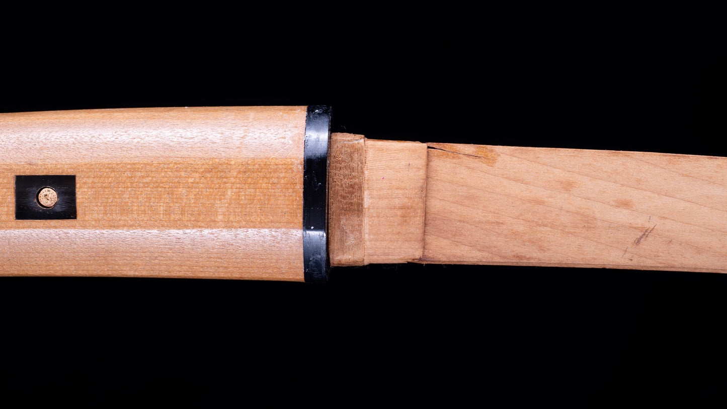 Antique Japanese Katana Rounded Kakugata Tsuba - Late Muromachi