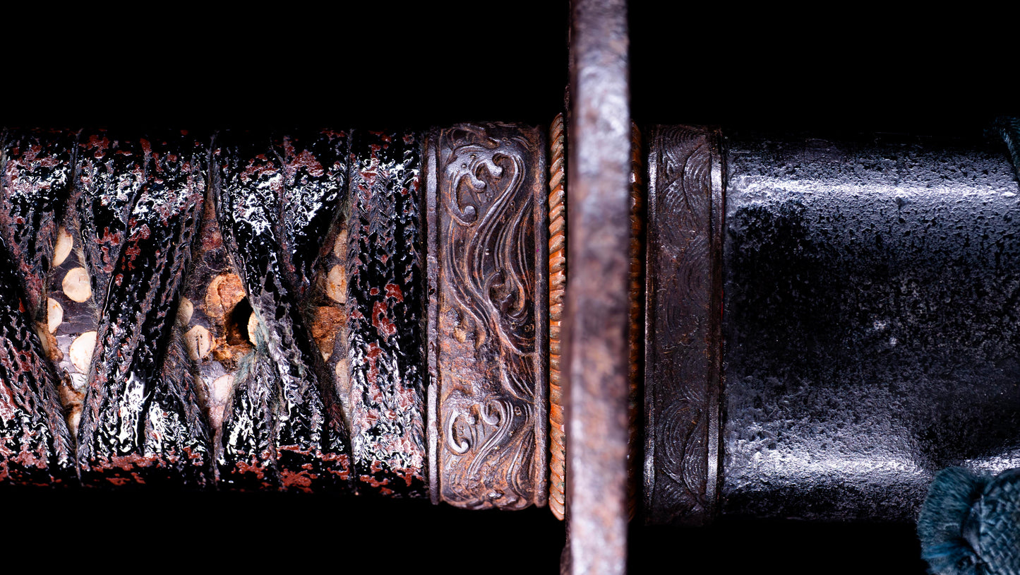 Antique Japanese Katana Sword by Takada Munekage - Late Muromachi - Double HOZON