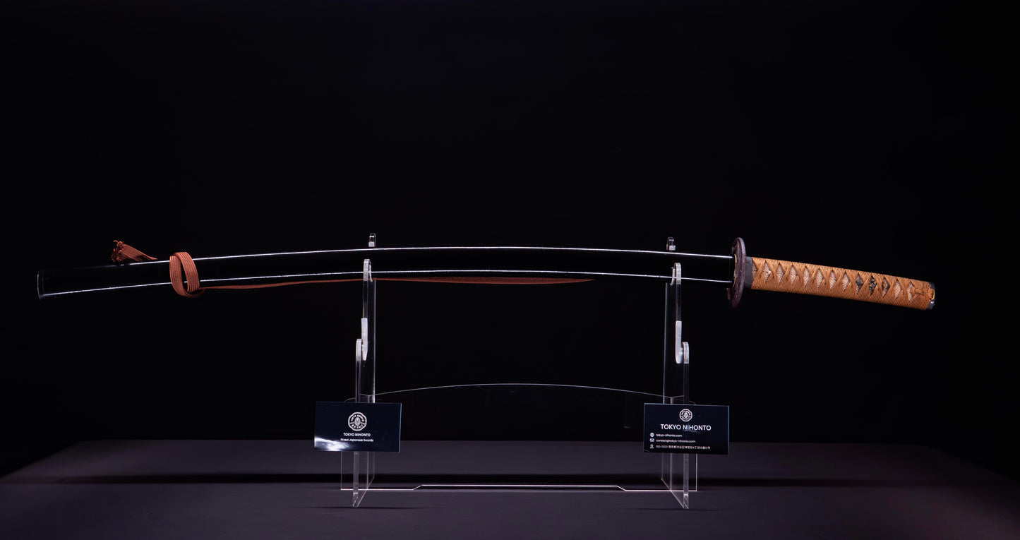 Antique Japanaese Katana Sword signed Omi no Kami Fujiwara Tsuguhiro Katana - NBTHK Hozon