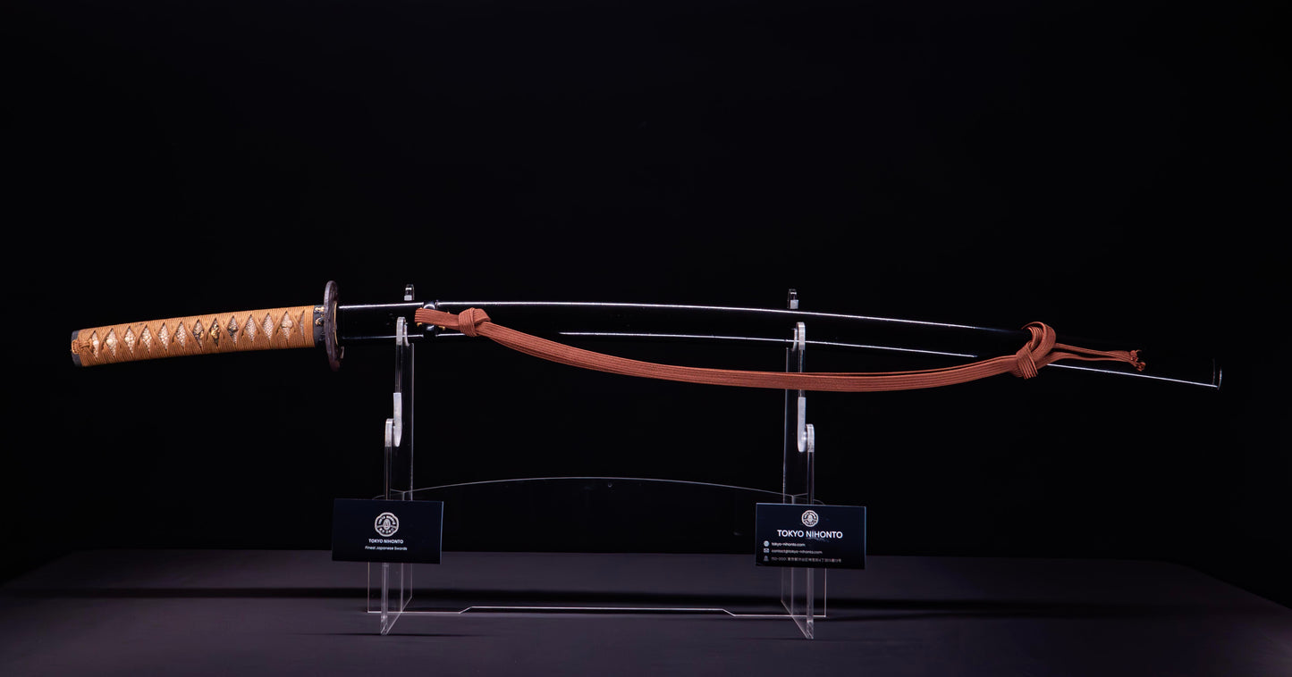 Antique Japanaese Katana Sword signed Omi no Kami Fujiwara Tsuguhiro Katana - NBTHK Hozon