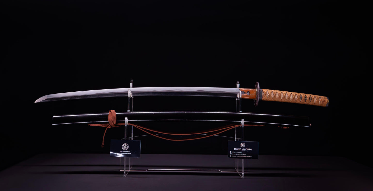 Antique Japanaese Katana Sword signed Omi no Kami Fujiwara Tsuguhiro Katana - NBTHK Hozon