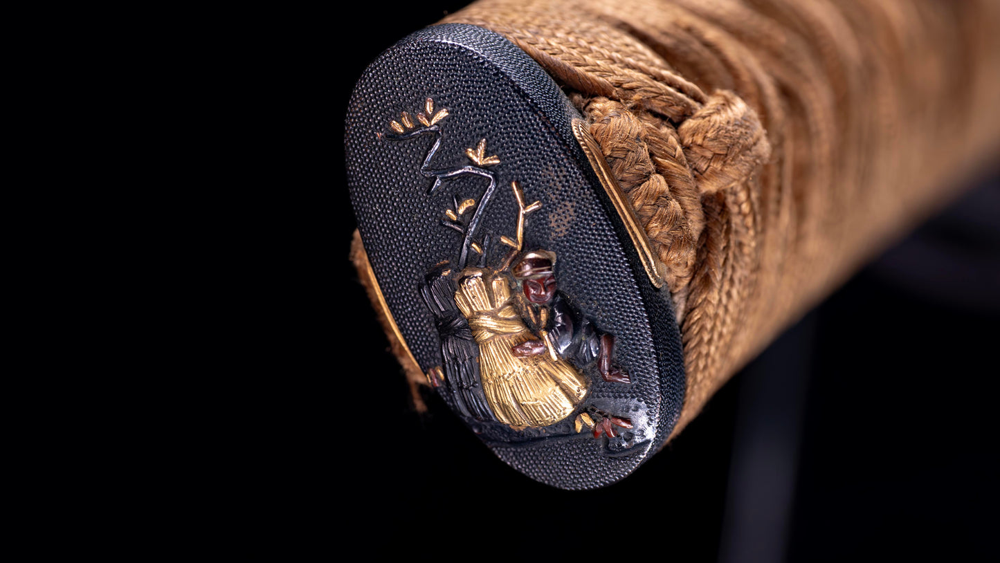 Antique Japanaese Katana Sword signed Omi no Kami Fujiwara Tsuguhiro Katana - NBTHK Hozon