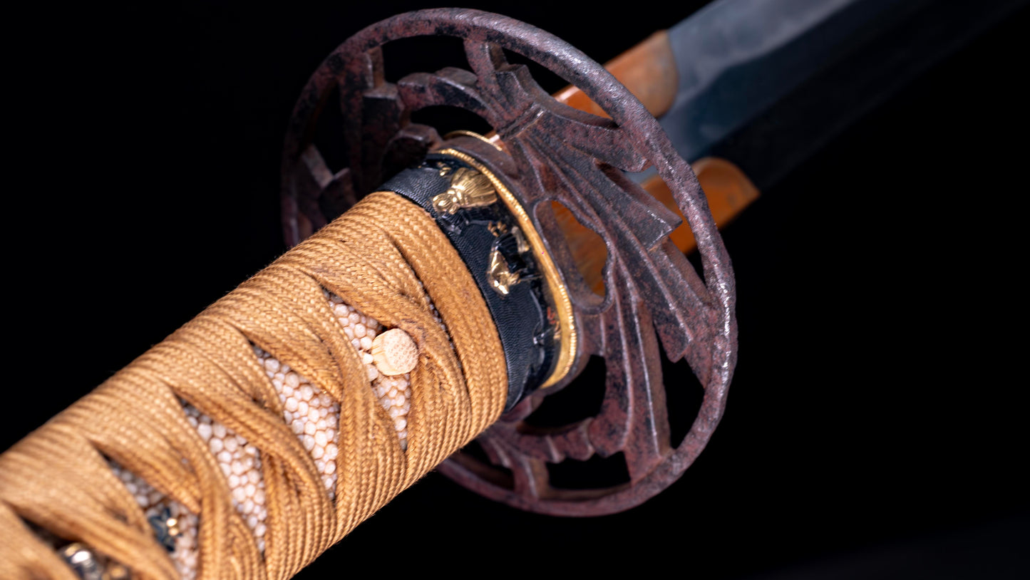 Antique Japanaese Katana Sword signed Omi no Kami Fujiwara Tsuguhiro Katana - NBTHK Hozon