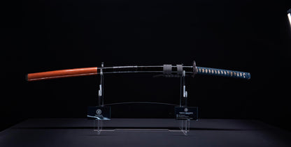 Antique Japanese Katana Sword with Iron Sukashi & Koshirae