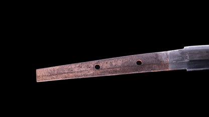Antique Japanese Katana Sword with Iron Sukashi & Koshirae