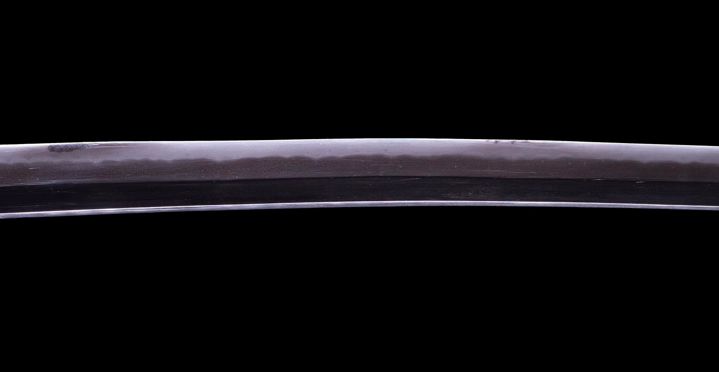 Antique Japanese Katana Sword with Iron Sukashi & Koshirae