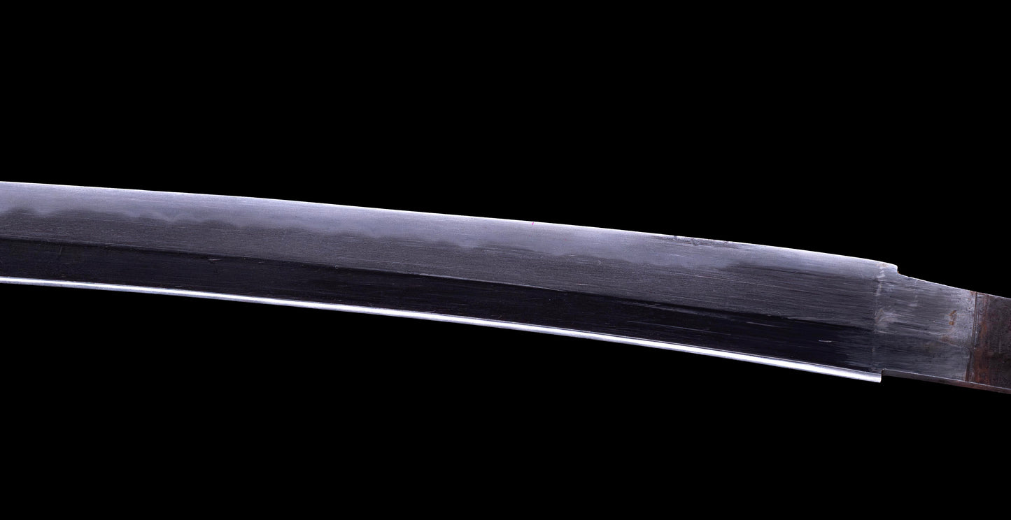 Antique Japanese Katana Sword with Iron Sukashi & Koshirae