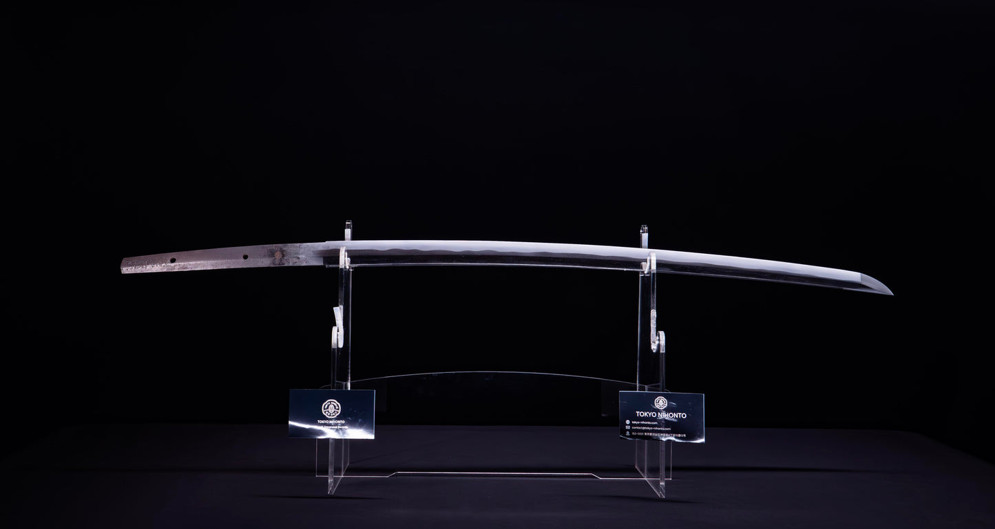 Antique Japanaese Katana Sword signed Omi no Kami Fujiwara Tsuguhiro Katana - NBTHK Hozon