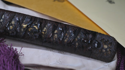 Antique Japanese Katana Sword by Takada Munekage - Late Muromachi - Double HOZON